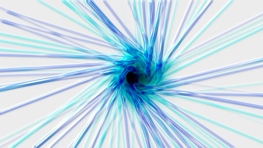 blue nucleus launch lines probe in space,computer virtual data fibre optic cable rays light.
