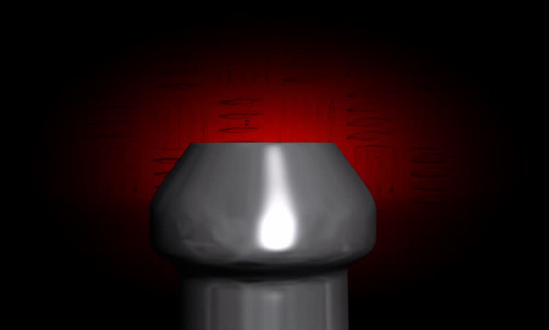 footage of cross section of a spark plug