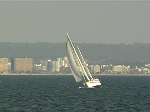 Sailingyacht at sea 12