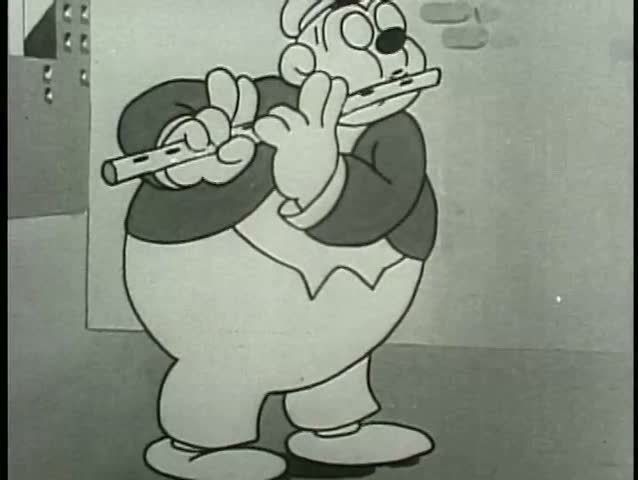 Man drinking beer through flute