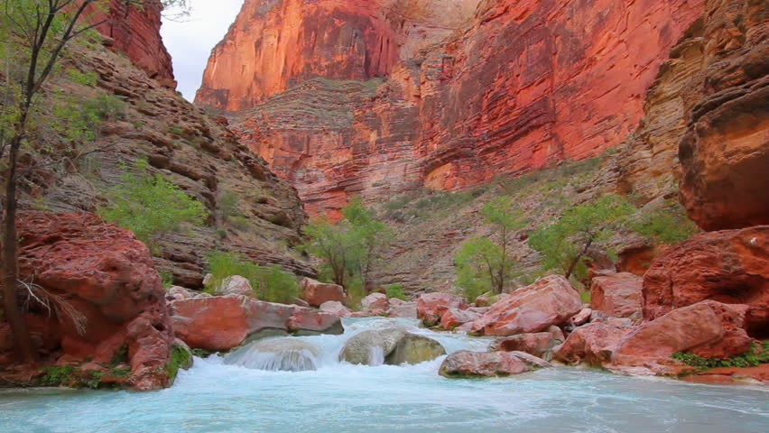 Beautiful Desert Stream in the Grand Canyon
