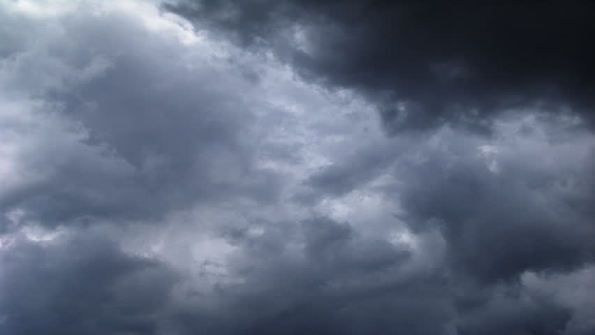 An HD time lapse of clouds against a dark blue sky. 