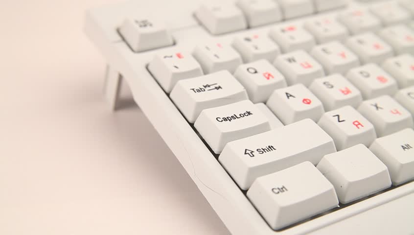Keyboard typing (QWERTY and Cyrillic)