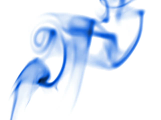 Blue smoke