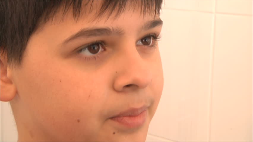 doctor examines the boy his throat 4