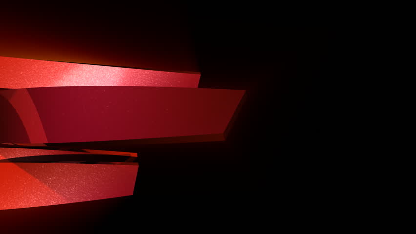 Sparkly red ribbons flowing over a black backdrop.