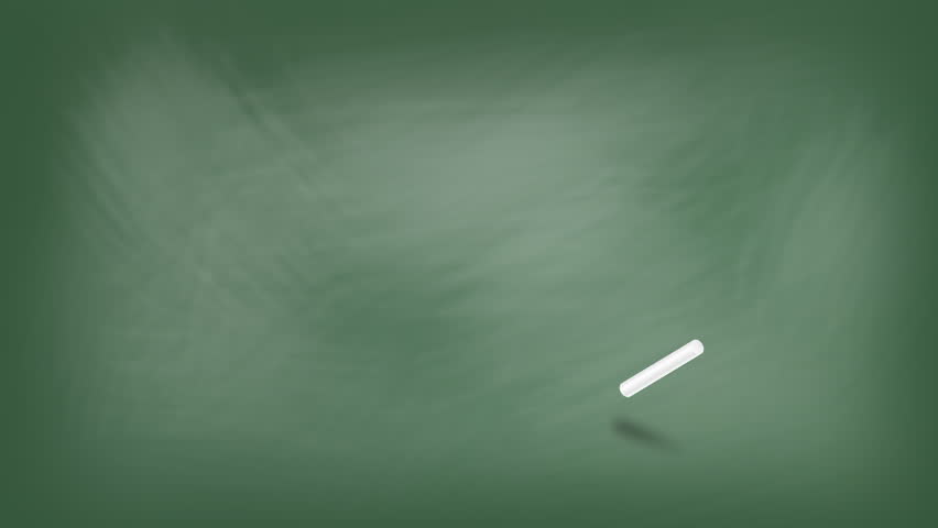 Chalk writes Back To School on a chalk board.