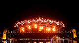 countdown to midnight and the New Years Eve fireworks on Sydney Harbor Bridge-3