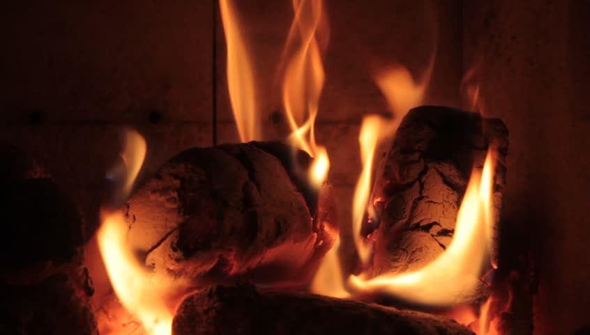 Fire. The ambiance is perfect for cafes and restaurants etc.. on the  screen