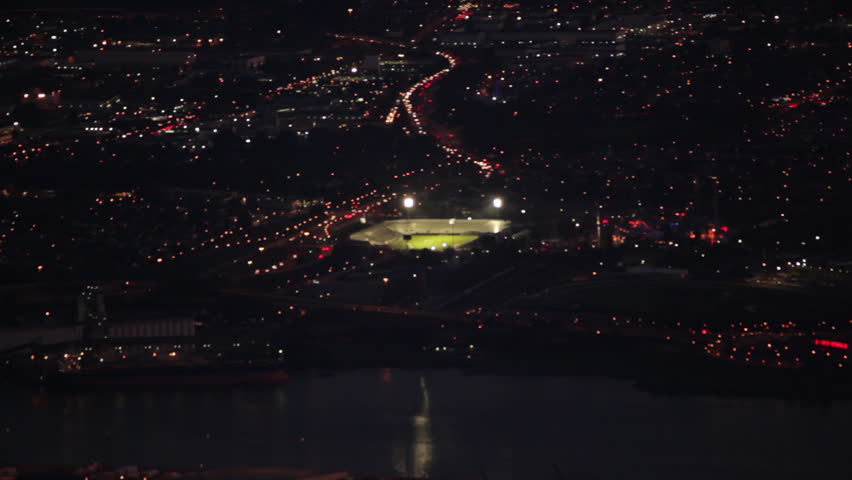 Stadium at night