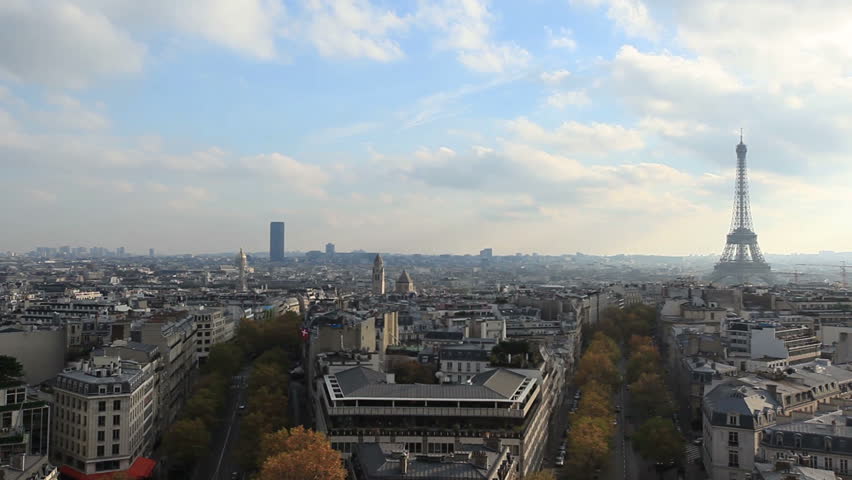 Paris, view from Triumphal Arch