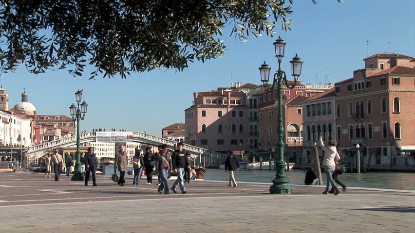 VENICE - CIRCA 2011: Venice Rail Terminus Plaza 