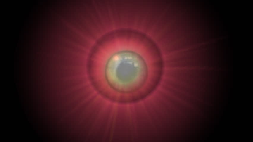 All seeing eye, searching the universe, eyeball looking into the cosmos and seeking out all corners of the galaxy..