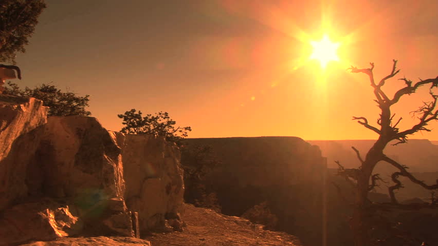 Sunset at Hopi Point, Grand Canyon National Park, pan