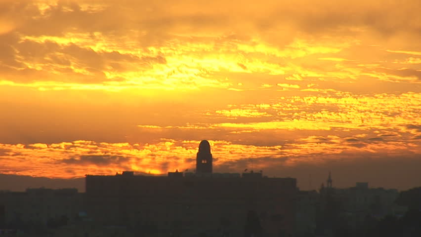 Jerusalem - sunset over the old city