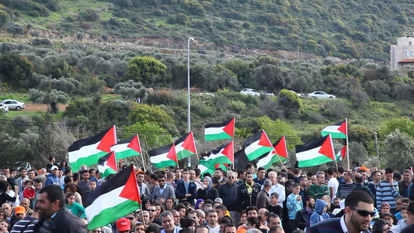 DEIR HANNA, ISRAEL - MARCH 30: Muslim leaders and activists hold anti Israel protest during the 36th commemoration of Land Day on March 30, 2012 in Deir Hanna, Israel