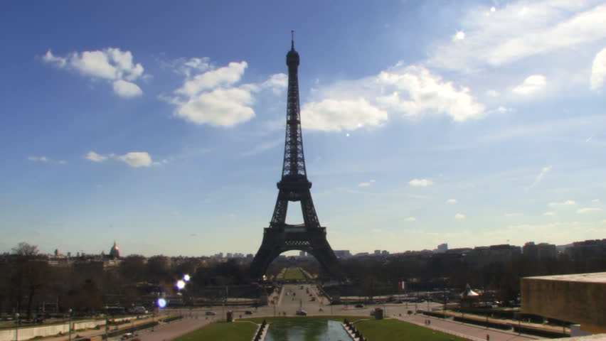 Wide shot, Eiffel Tower, Paris, France