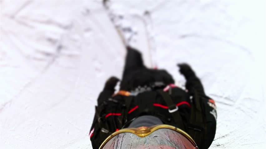 skier looking and seeking