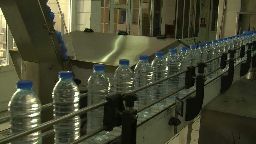 factory water bottle
