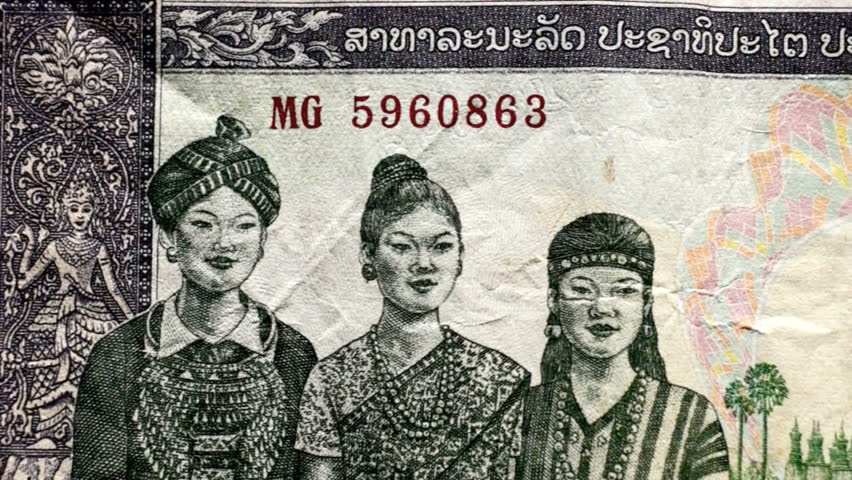Banknote - 1000 Kip - Laos.