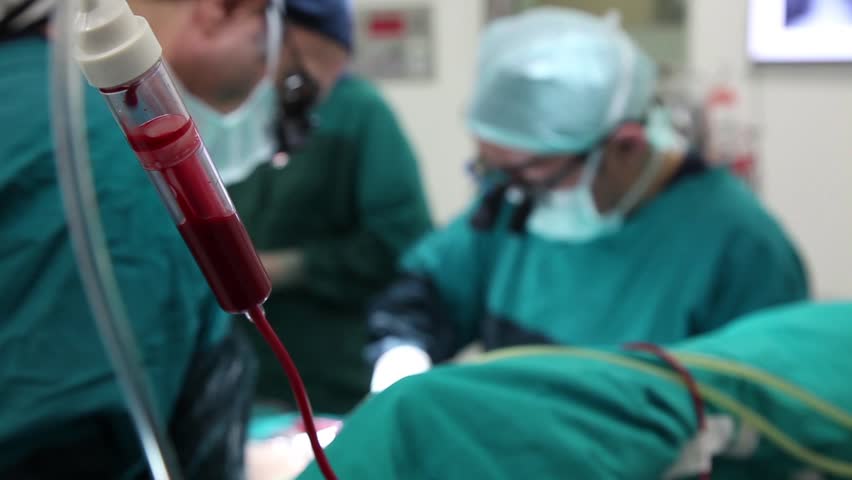 IV Blood Drip at the surgery 1