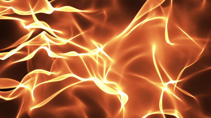 fiery background loop