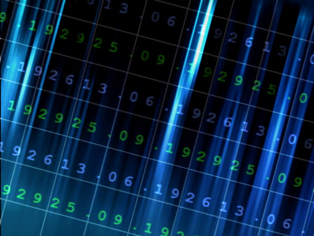 abstract finance digits 