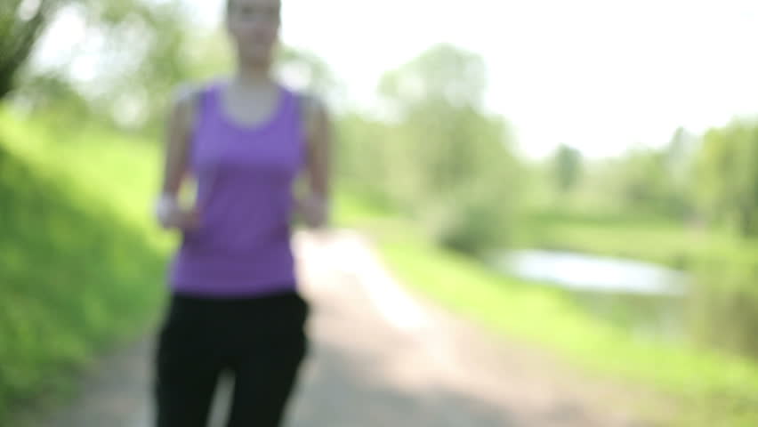 Portrait of tired athlete woman resting, close up