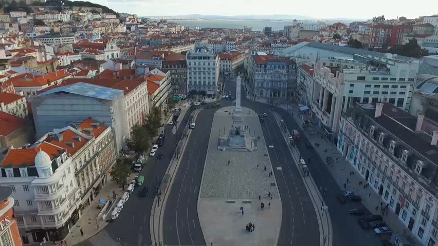 Lisabon Portugal Drone Stock Footage Video 100 Royalty Free 23098486