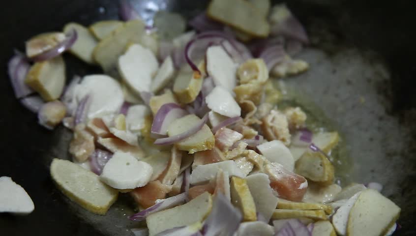 Cooking asian delicacy in high definition (HD)