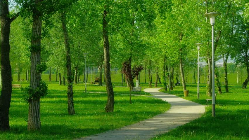 Park in the Zagreb capital of Croatia
