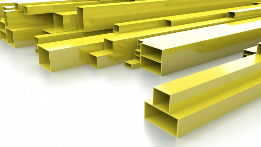 Yellow metal bars