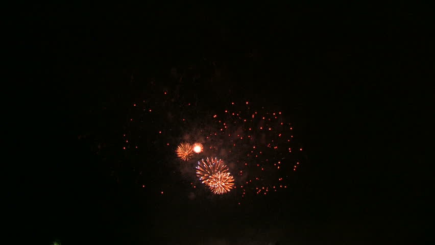 Fireworks with alot of colors
