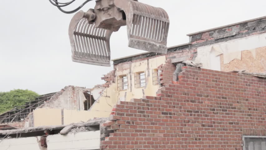 Demolishing old building