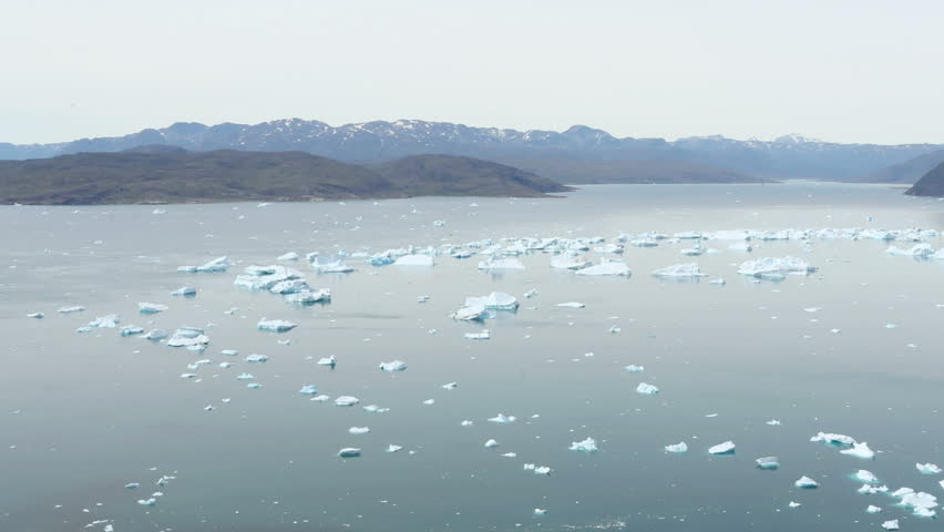Qooroq Icefjord in South Greenland near Narsarsuaq