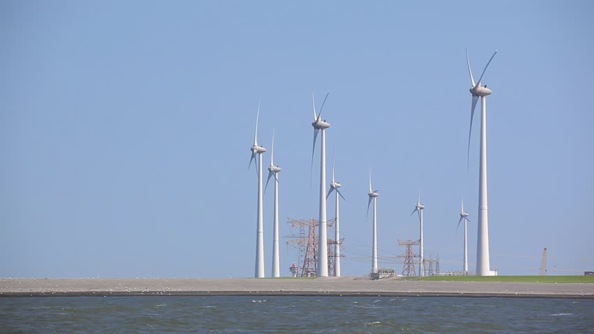 Windturbines producing alternative energy