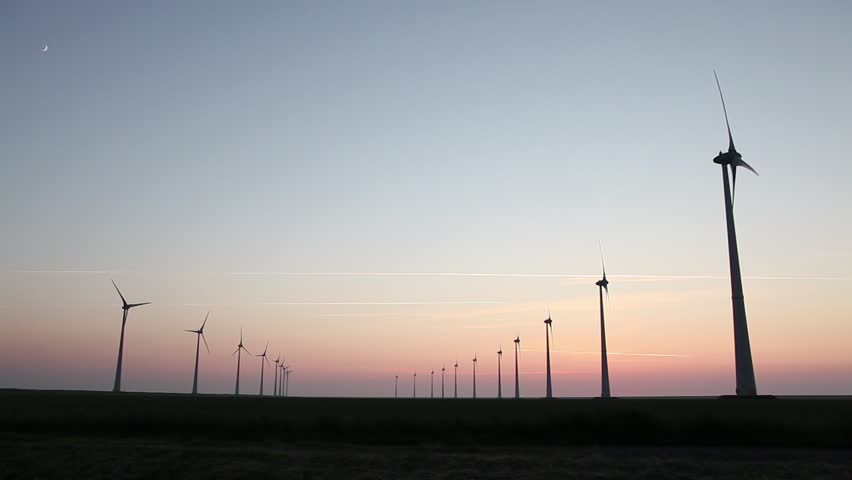 Windturbines producing alternative energy