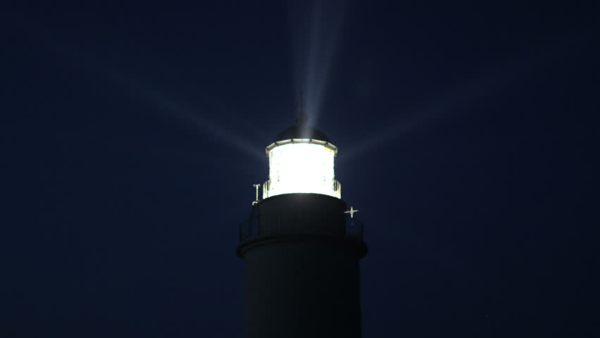 night time timelapse of the Es Cap de Barbaria lighthouse in formentera
