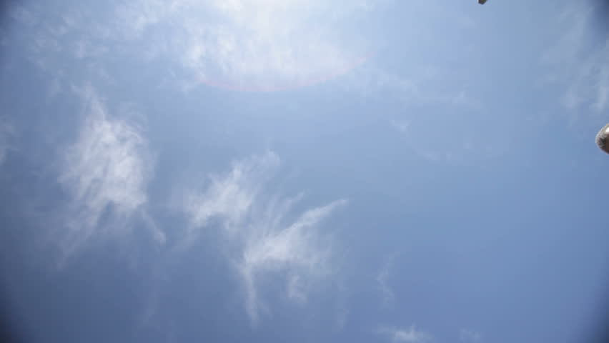 Three business people holding a meeting under the open sky