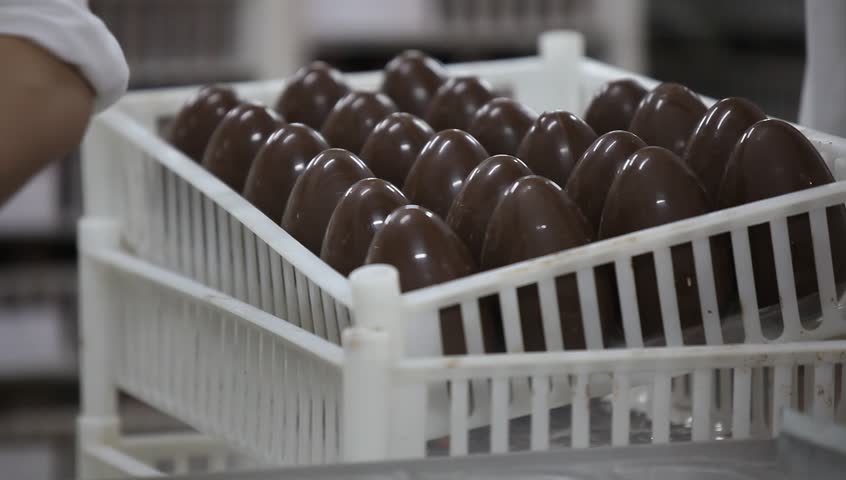 Chocolate-making factory in the "Del Turista" in San Carlos de Bariloche, Argentina