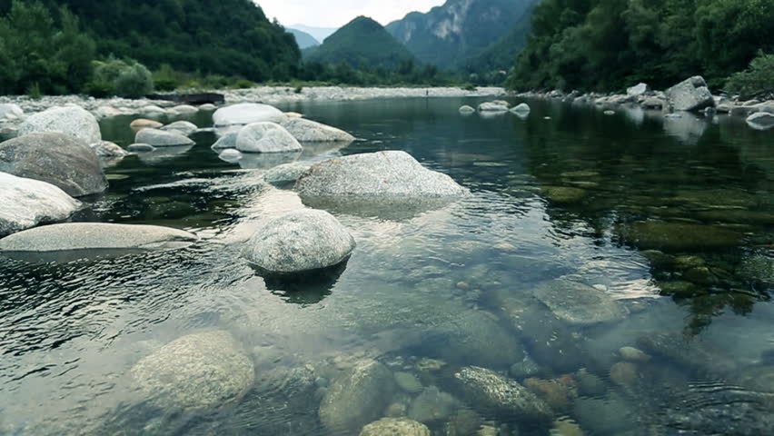 Icy river