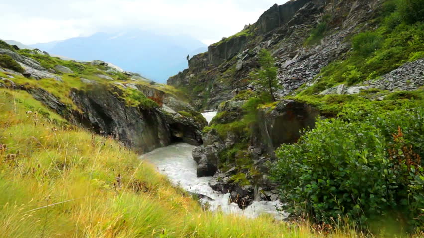 Torrent in mountains