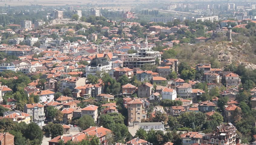 View on the Plovdiv, Bulgaria