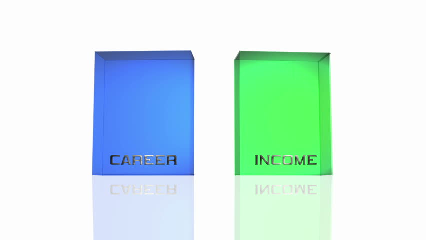 Comparison graph - Career Income vs. Residual Income