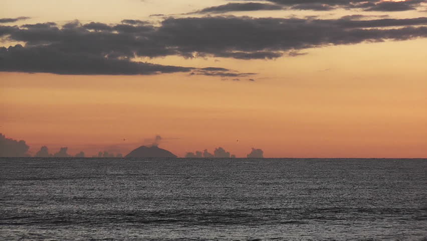 Sea and Aeolian Island