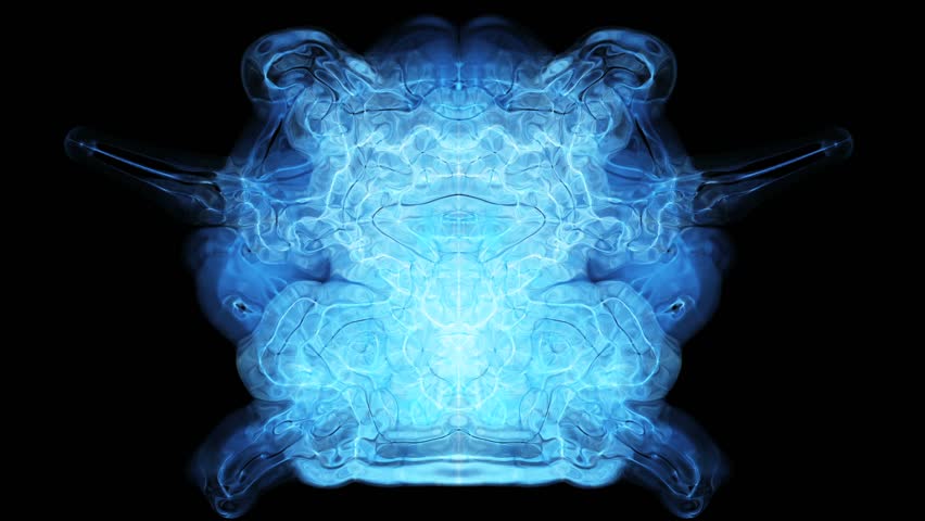 HD - Motion 425: Abstract Rorschach imagery forms and flows (Loop).