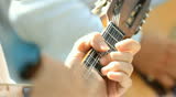 man playing Acoustic guitar music musical musician flamenco band jazz spain
