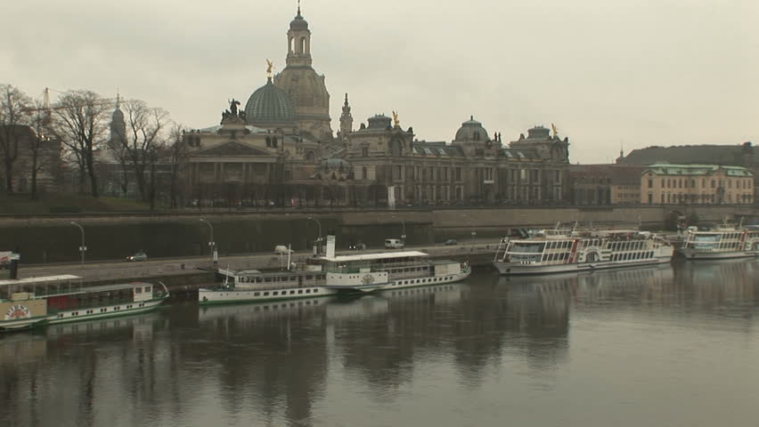 Elbe River and the Old Town, Dresden