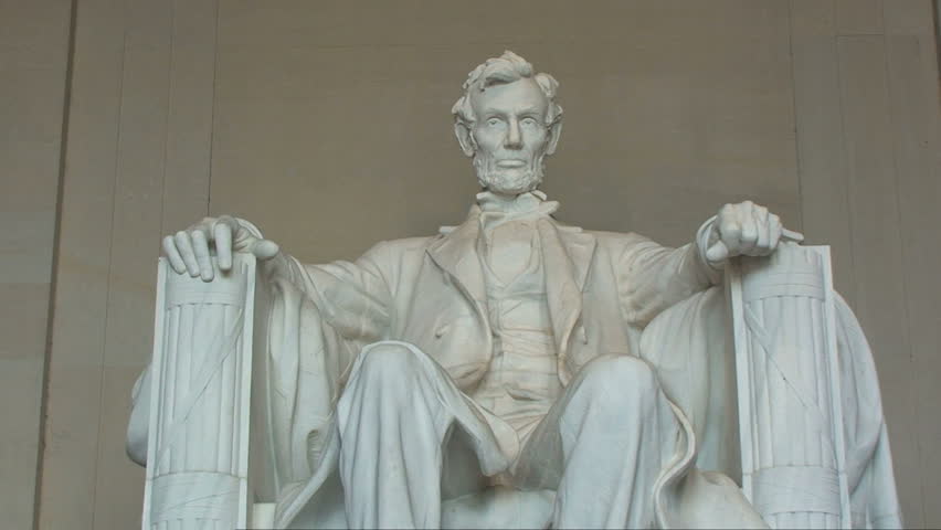 Close-up of Lincoln Memorial in Washington, D.C. - Zoom In