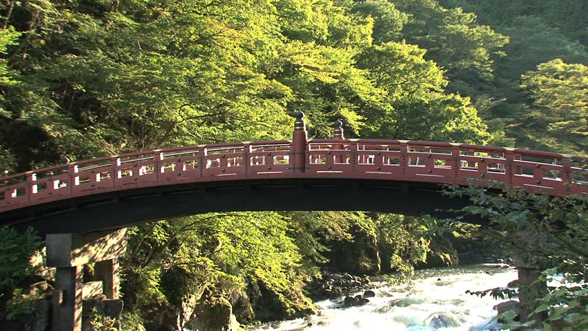 TOCHIGI, JAPAN - CIRCA 2012: The sacred bridge